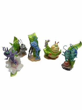 Vintage 1998 Disney Pixar A Bug’s Life Porcelain Figurines Set of 5 Sri Lanka